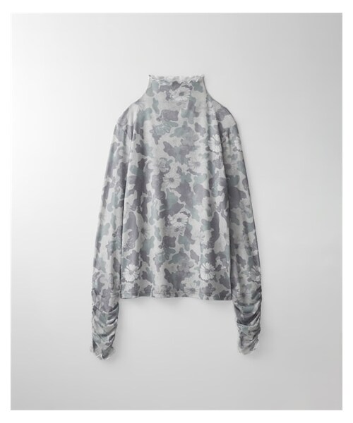 nissen（ニッセン）の「【TTOL】オリジナルプリントシアートップス（Tシャツ/カットソー・レディース・グレー/ブルー/黒・1(M~L)/2(L~LL)/3(LL~3L)）」の6枚目の写真