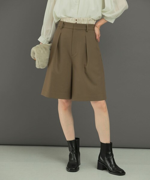 URBAN RESEARCH ROSSO（アーバンリサーチロッソ）の「レイヤードハーフパンツ（その他パンツ・レディース・BLACK/MOCHA・36/38）」の22枚目の写真