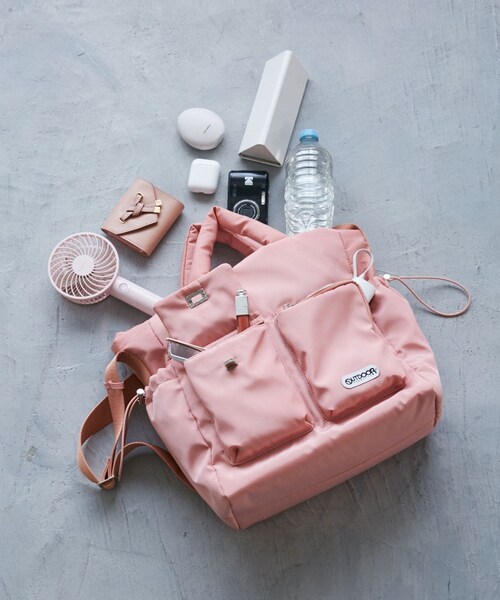 VIS（ビス）の「【OUTDOOR PRODUCTS】VIS別注6ポケット2WAYトートバッグ（トートバッグ・レディース・ブラック/ブラウン系/ピンク系・F）」の17枚目の写真