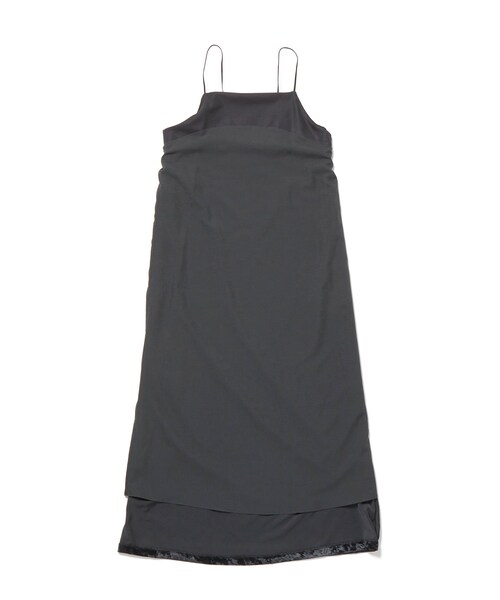 ROPE'（ロペ）の「クラッシュベロアキャミワンピース（ワンピース・レディース・ブラック/オフホワイト・F）」の13枚目の写真