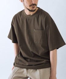 ITEMS URBANRESEARCH | 接触冷感 ツイル ポケット Tシャツ(Tシャツ/カットソー)