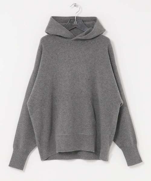 URBAN RESEARCH（アーバンリサーチ）の「dDdDdDd　CASHMERE VINTAGE HOODIE（ニット/セーター・メンズ・DARK GRAY/PURE BEIGE・S/M/L/XL）」の13枚目の写真