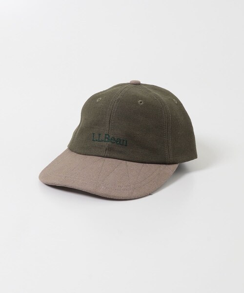 URBAN RESEARCH DOORS（アーバンリサーチドアーズ）の「L.L.Bean　JUTE CANVAS LONG BILL CAP（キャップ・メンズ・BLACK/DK.GREEN/BLU/WHT・One）」の2枚目の写真