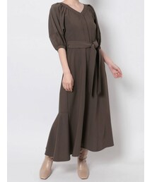 LAGUNAMOON | フォルムラインバックフレアーワンピース(ワンピース)