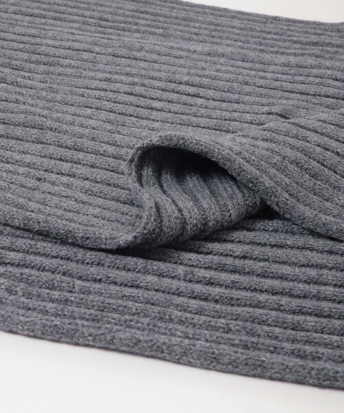 URBAN RESEARCH Sonny Label（アーバンリサーチサニーレーベル）の「リブニットマフラー（マフラー・レディース・ブラック/ブラウン/グレー/エクリュ・one）」の19枚目の写真