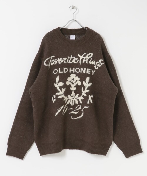 THE GOODLAND MARKET（ザグッドランドマーケット）の「old honey　40°C knit（ニット/セーター・レディース・02brown/01green・FREE）」の4枚目の写真