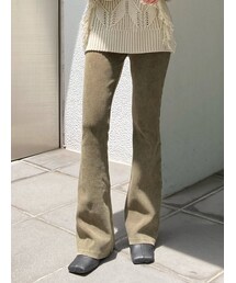 EMODA | ダメージフレアリブパンツ(その他パンツ)