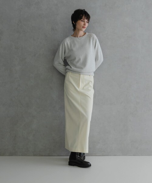 URBAN RESEARCH(アーバンリサーチ)の「トリコットコーデュロイスカート(スカート・レディース・BROWN/OFF WHITE・36/38)」の15枚目の写真