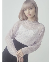 merry jenny | floralシアーメロウtops(Tシャツ/カットソー)