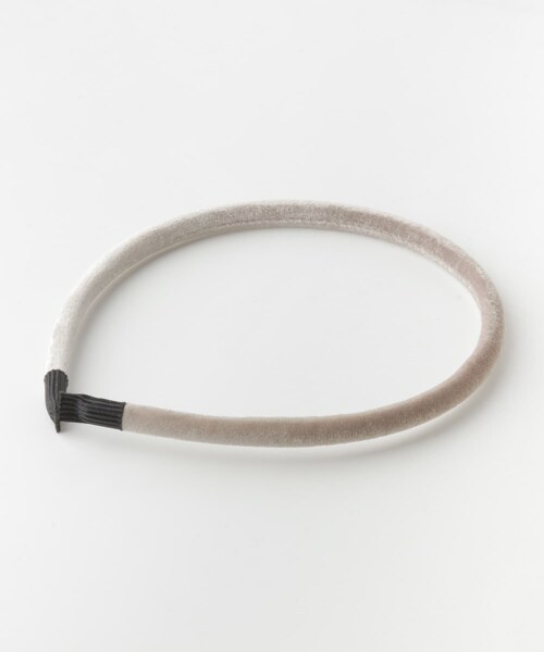 URBAN RESEARCH Sonny Label（アーバンリサーチサニーレーベル）の「ベロアスリムカチューシャ（カチューシャ・レディース・ブラック/ワイン/モス/ベージュ・one）」の8枚目の写真