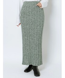Ungrid | メランジリブニットスカート(スカート)