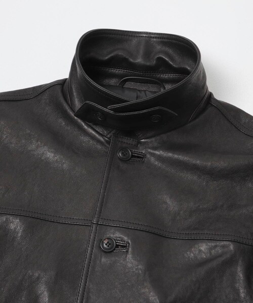 URBAN RESEARCH（アーバンリサーチ）の「『一部別注サイズ』ANOTHER OFFICE　LEATHER CAR COAT（その他アウター・メンズ・BLACK・1/2/3）」の7枚目の写真