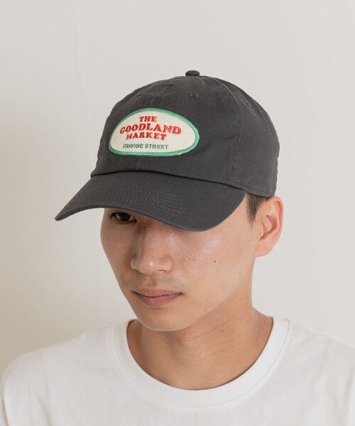 THE GOODLAND MARKET（ザグッドランドマーケット）の「ザ グッドランド マーケット　RE-WAPPEN CAP（キャップ・メンズ・BEIGE/BLACK/WHITE/CHRxPNK/CHRxGRN・FREE）」の4枚目の写真