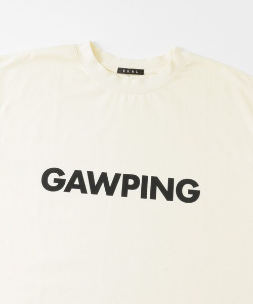 EKAL（エカル）の「『UR TECH ひやサラクール』 GAWPING T-SHIRTS（Tシャツ/カットソー・メンズ・オフホワイト/ブラック・M/L）」の12枚目の写真