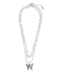 jouetie | バタフライダブルチェーンネックレス(ネックレス)
