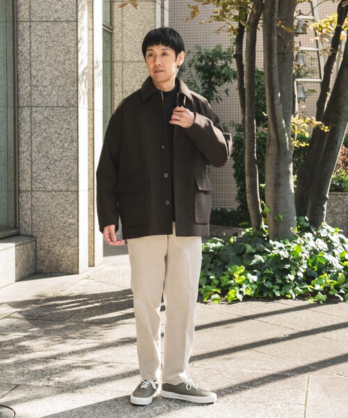URBAN RESEARCH DOORS（アーバンリサーチドアーズ）の「『UR TECH』コーデュロイトラウザー（その他パンツ・メンズ・OFF/BROWN/CHARCOAL/NAVY・S/M/L/XL）」の12枚目の写真