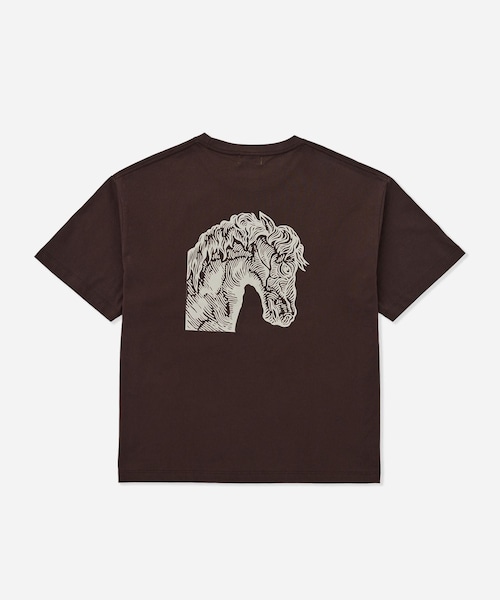 Saturdays NYC（サタデーズ ニューヨークシティ ）の「NUTS ART WORKS × Saturdays NYC Tee（Tシャツ/カットソー・レディース・スミクロ/ホワイト/ダークブラウン・L/M/XL）」の16枚目の写真