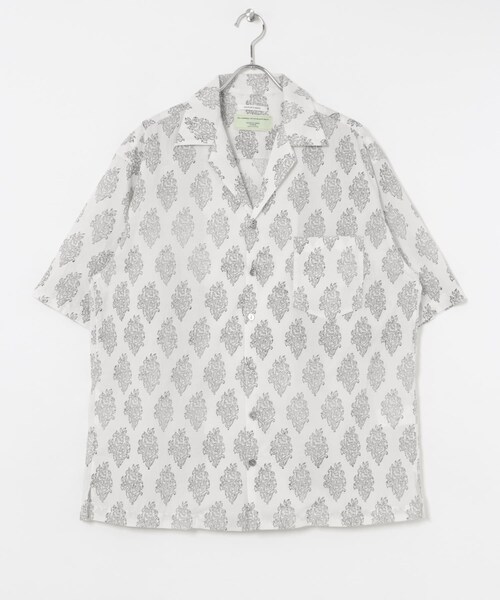 URBAN RESEARCH（アーバンリサーチ）の「COUTURE D’ADAME　Block Print Summerwear（シャツ/ブラウス・メンズ・WHT/BLK・40/42）」の13枚目の写真