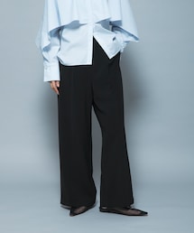 URBAN RESEARCH ROSSO | CHIGNON　ベルト付きワイドパンツ(その他パンツ)