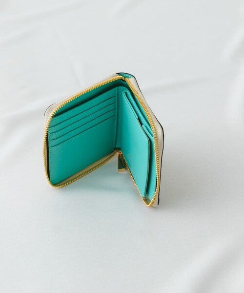 RODE SKO（ロデスコ）の「二つ折りミニ財布（財布・レディース・GUNMETAL2/L.GRAY/GREEN/BLACK/ORANGE/GOLD/GUNMETAL/MINT/YELLOW/L.GRAY2/L.PINK/MINT2/YELLOW2/SAXBLUE/GOLD2・one/One）」の20枚目の写真
