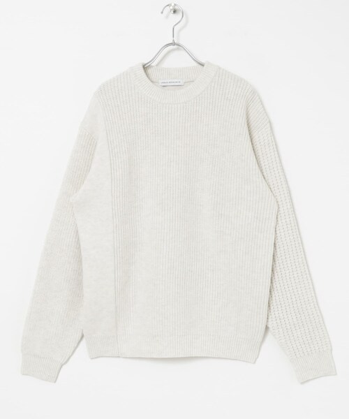 URBAN RESEARCH(アーバンリサーチ)の「クレイジーパターンニット(ニット/セーター・メンズ・CHARCOAL/OFF/NAVY・M/L)」の7枚目の写真