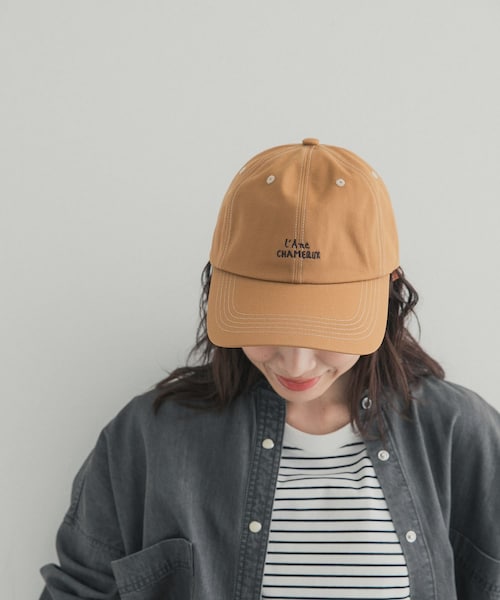 URBAN RESEARCH DOORS（アーバンリサーチドアーズ）の「LY　SIGN CAP（キャップ・レディース・CIGAR/DUSTYBLUE/CAMEL・Free）」の3枚目の写真