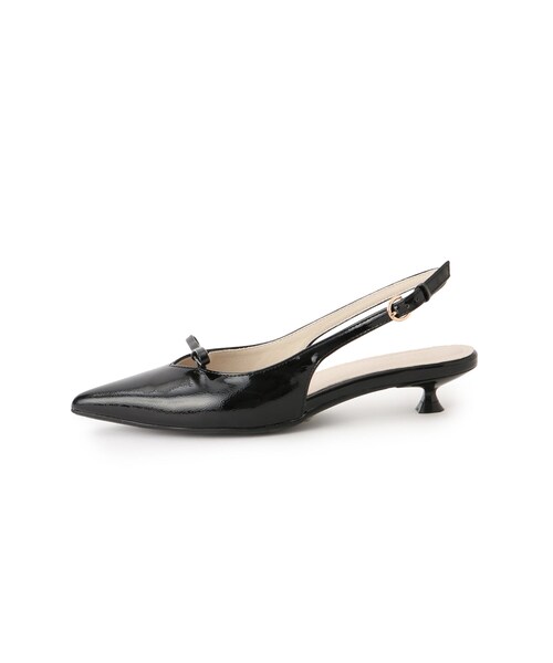 VIS（ビス）の「スリングバックリボンミュール（パンプス・レディース・ブラック/シルバー・L/M/S）」の19枚目の写真