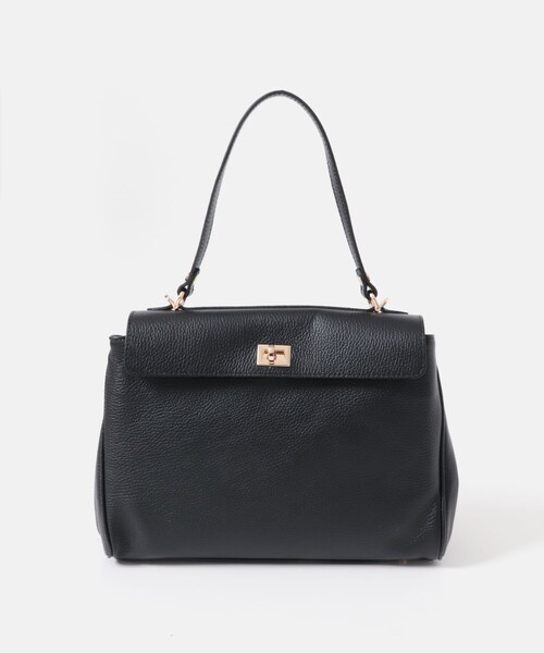 URBAN RESEARCH ROSSO（アーバンリサーチロッソ）の「AULENTTI　フラップバッグ（ハンドバッグ・レディース・BLACK/TAUPE・Free）」の6枚目の写真