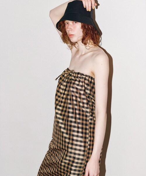 ADAM ET ROPE'(アダムエロペ)の「【COMING OF AGE(カミング オブ エイジ)】DRASTRING MAXI SKIRT(スカート・レディース・ブラック/キミドリ/ターコイズ/レッド・F)」の7枚目の写真