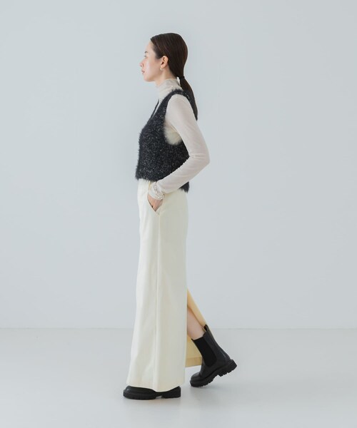 URBAN RESEARCH(アーバンリサーチ)の「トリコットコーデュロイスカート(スカート・レディース・BROWN/OFF WHITE・36/38)」の14枚目の写真