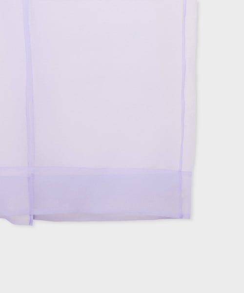 ROPE'(ロペ)の「【near.nippon(ニアー ニッポン)】SHEER DRESS|レイヤードドレス(ワンピース・レディース・ラベンダー/ブラック・F)」の9枚目の写真