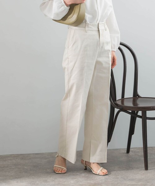 URBAN RESEARCH ROSSO（アーバンリサーチロッソ）の「セミフレアチノパンツ（チノパンツ・レディース・BLACK/IVORY/NAVY BLUE・36/38）」の6枚目の写真