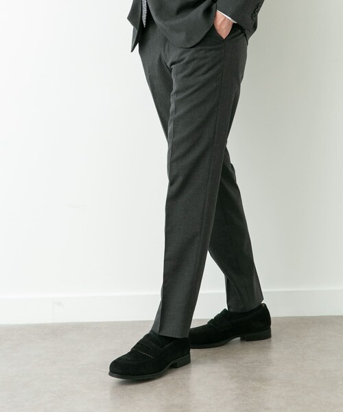 URBAN RESEARCH DOORS（アーバンリサーチドアーズ）の「LIFE STYLE TAILOR　ウールライクコンフォータブルスマートパンツ（スラックス・メンズ・NAVY/GRAY・S/M/L/XL）」の5枚目の写真