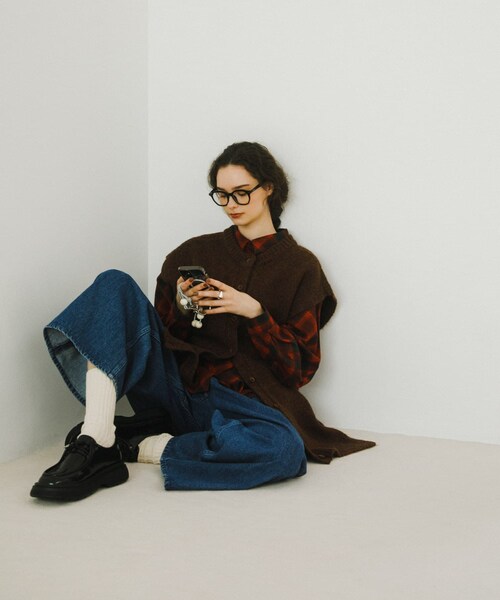 EKAL(エカル)の「バギータックデニム(デニムパンツ・レディース・O.W/USED・one/S/M)」の20枚目の写真