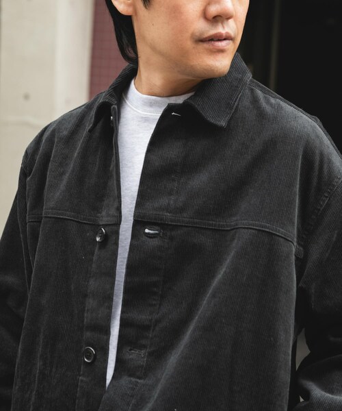 URBAN RESEARCH DOORS（アーバンリサーチドアーズ）の「コーデュロイ トラッカージャケット（テーラードジャケット・メンズ・D.CHARCOAL/BROWN/MOCHA・M/L）」の22枚目の写真