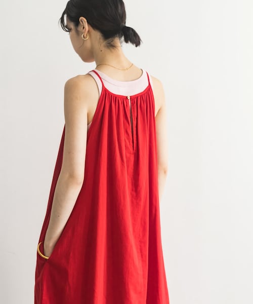 URBAN RESEARCH（アーバンリサーチ）の「『MADE IN JAPAN』アメリカンスリーブタンクトップ（タンクトップ・レディース・BORDEAUX/OFF/BEIGE/PINK・FREE）」の3枚目の写真