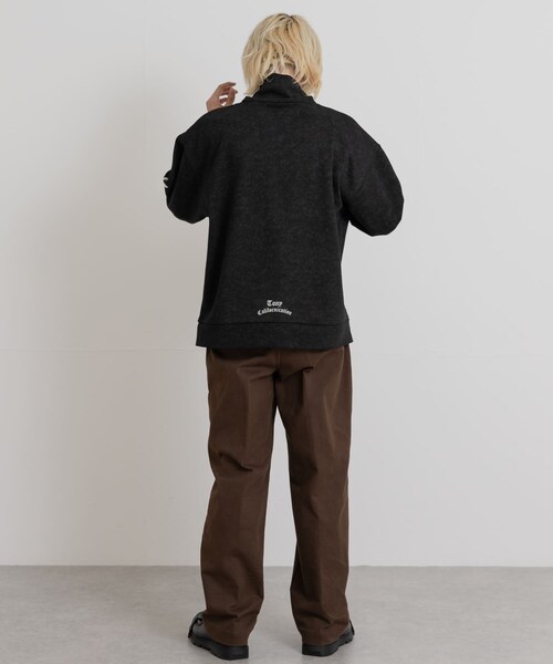 THE GOODLAND MARKET（ザグッドランドマーケット）の「TONY　LA turtle neck fleece SWEAT（スウェット・メンズ・BLK/GRY・M/L）」の9枚目の写真