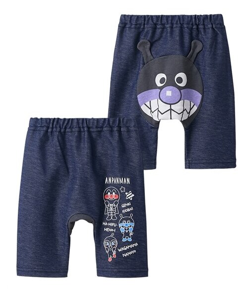 nissen（ニッセン）の「【アンパンマン】ニットデニム　おしりがかわいい５分丈モンキーパンツ（男の子・女の子）（パンツ・キッズ・アンパンマン/ドキンちゃん/バイキンマン・80/90/95/100）」の12枚目の写真
