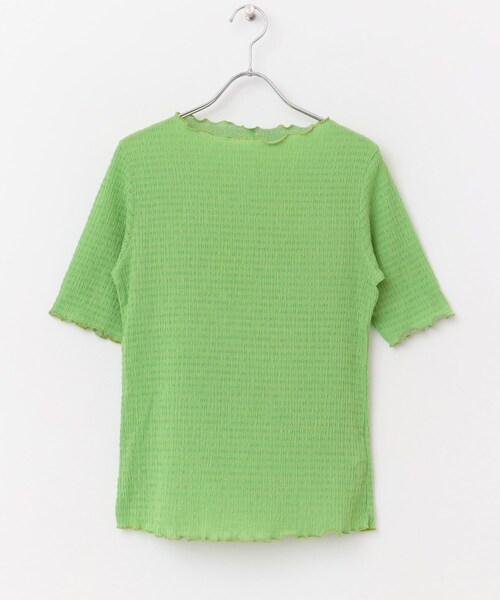 URBAN RESEARCH ROSSO（アーバンリサーチロッソ）の「シアー楊柳ボートネックプルオーバー（Tシャツ/カットソー・レディース・WHITE/GREEN/NAVY・FREE）」の14枚目の写真