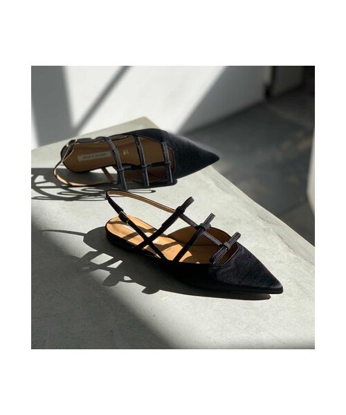 Mode et Jacomo（モードエジャコモ）の「モード エ ジャコモ MODE ET JACOMO リボンフラットバックベルトパンプス （パンプス・レディース・BLK/PLK/WHC/PKK・225/22.5cm/230/23cm/235/23.5cm/240/24cm/245/24.5cm）」の12枚目の写真