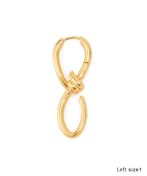 ADAM ET ROPE'（アダムエロペ）の「【公式サイト限定】【MARIA BLACK】Pirro Earring Gold HP（ピアス（片耳用）・レディース・ゴールド・1/2）」の7枚目の写真
