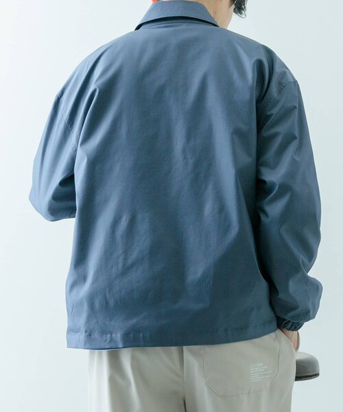 ITEMS URBANRESEARCH(アイテムズ アーバンリサーチ)の「ナイロンシャンブレー ハリントンジャケット(テーラードジャケット・メンズ・BEG/P.BEG/BLU・M/L)」の8枚目の写真