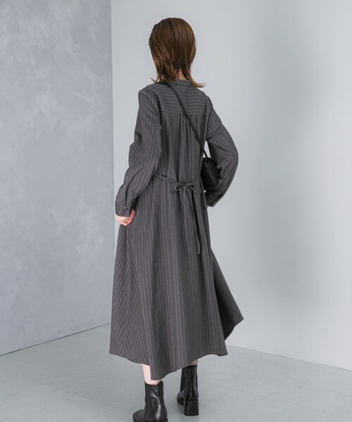 URBAN RESEARCH ROSSO（アーバンリサーチロッソ）の「『WEB限定』イレギュラーヘムワンピース（ワンピース・レディース・B/CHECK/G/STRIPE/N/STRIPE・FREE）」の19枚目の写真