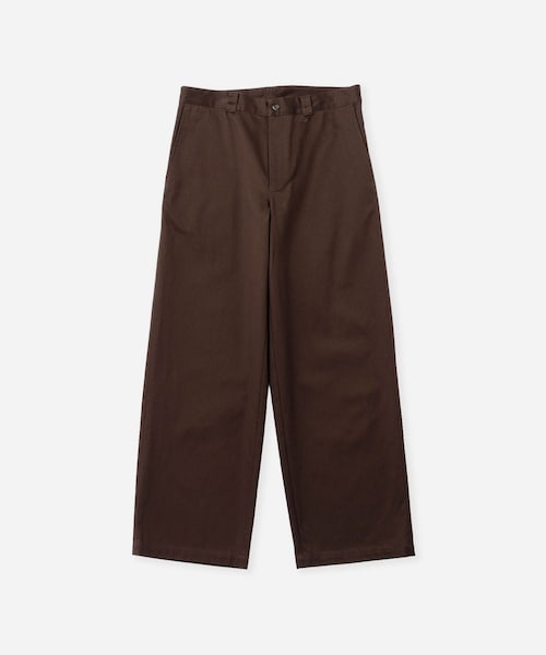 Saturdays NYC(サタデーズ ニューヨークシティ )の「Ross Wide Chino Pant(チノパンツ・レディース・ダークブラウン/ベージュ/ネイビー・L/M/S/XL)」の8枚目の写真