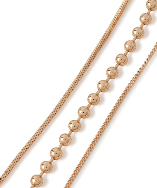 VIS（ビス）の「ダブルチェーンコインネックレス（ネックレス・レディース・ゴールド/シルバー・F）」の12枚目の写真