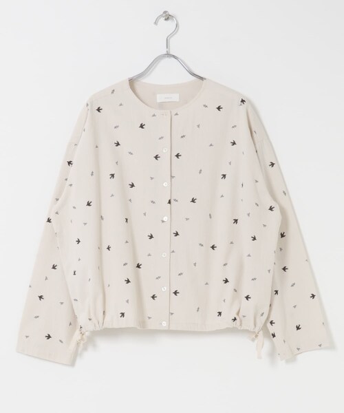 かぐれ（カグレ）の「ツバメ刺繍ブラウス（シャツ/ブラウス・レディース・IVORY/BLACK・Free）」の18枚目の写真