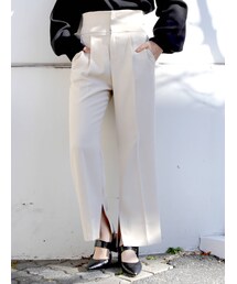 dazzlin | ハイウエストタックパンツ(その他パンツ)