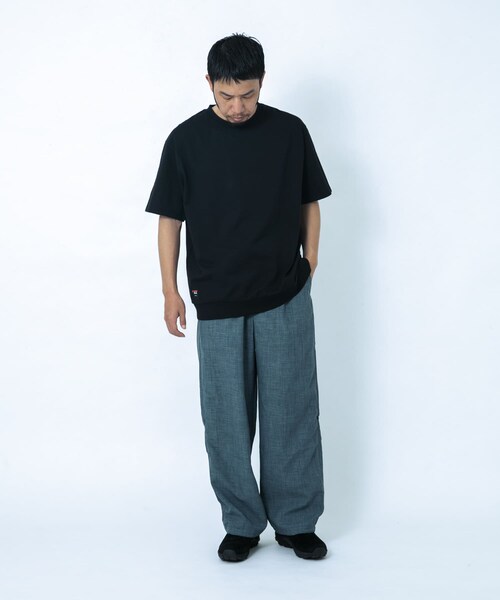 EKAL(エカル)の「『別注』NANGA×EKAL ロゴTシャツ(Tシャツ/カットソー・メンズ・ホワイト/ブラック・M/L)」の19枚目の写真