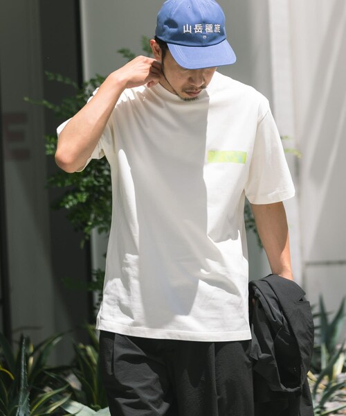 EKAL（エカル）の「『UR TECH ひやサラクール』プリントボックスTシャツ（Tシャツ/カットソー・メンズ・ホワイト/ブラック・M/L）」の10枚目の写真