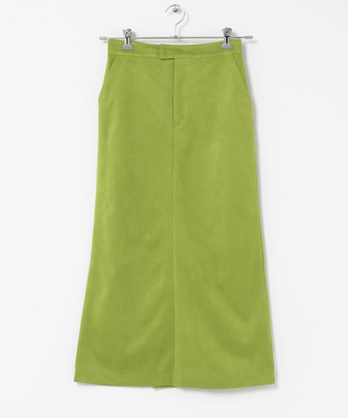 URBAN RESEARCH DOORS（アーバンリサーチドアーズ）の「『別注』Audrey and John Wad×DOORS　スウェードスカート（スカート・レディース・beige/brn/lgrn・Free）」の10枚目の写真